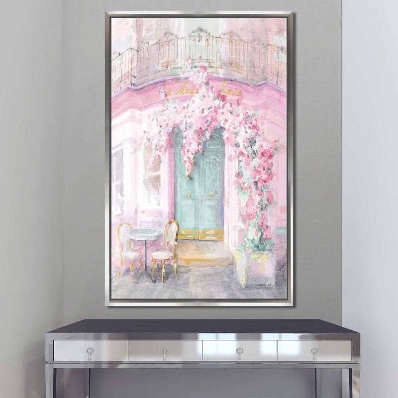 "Pastel Paris IV" Print on Floating Canvas