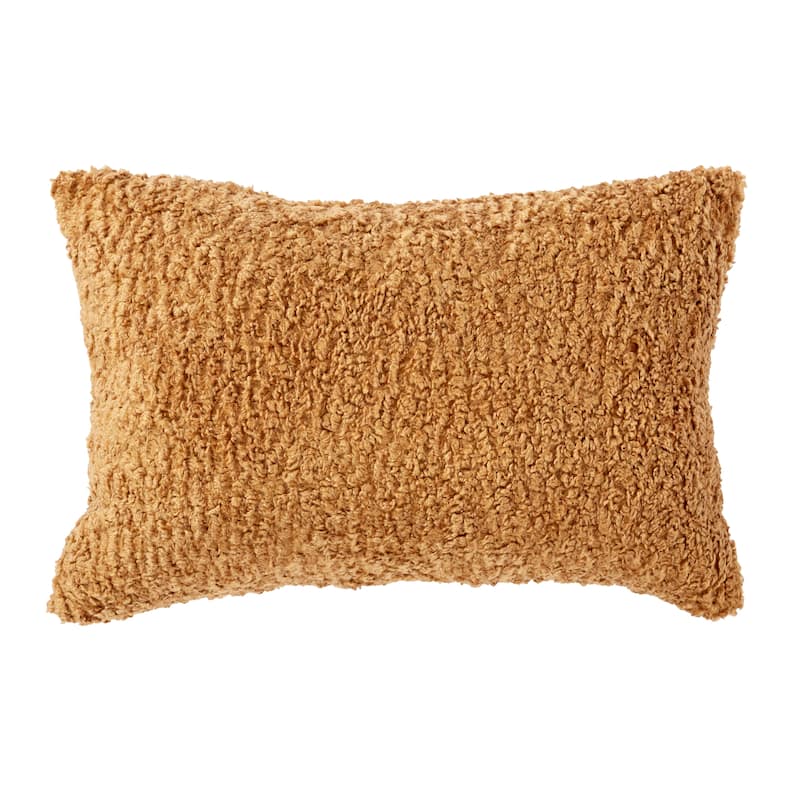 Sorra Home Indoor Soft-Textured Knife Edge Lumbar Pillow