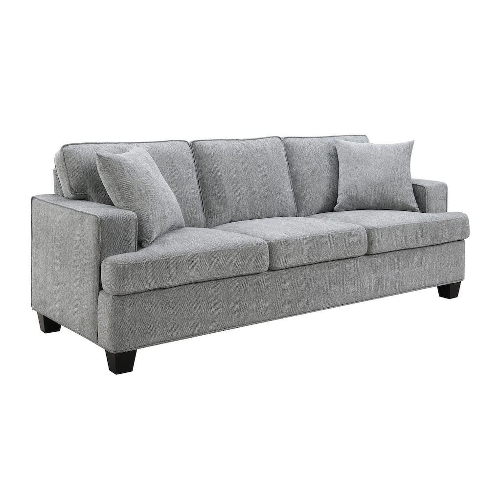 Baldwin 84" Sofa with 2 Pillows, Dalton Graphite