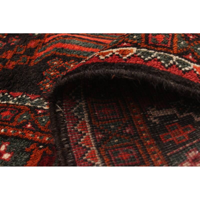 Hand-knotted Authentic Turkish Copper Wool Rug - 4'1" x 9'8"/4'1 x 9'8