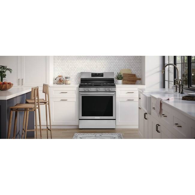 Frigidaire GCRG3060B Gallery 30" Wide 5.1 Cu. Ft. Free Standing Gas