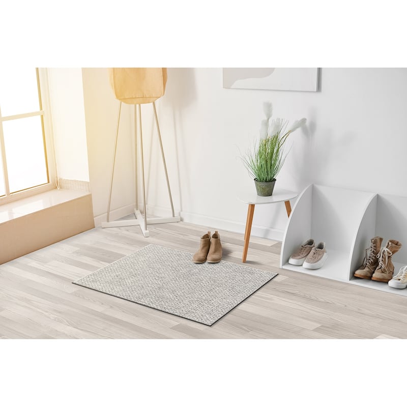 VILLADECOR Easy Jute Indoor Outdoor Weaving Area Rug - 7'10' x 10' - Natural