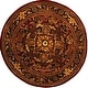 preview thumbnail 4 of 27, SAFAVIEH Handmade Classic Fae Traditional Oriental Wool Rug 3'6" Round - Red/Navy - Round