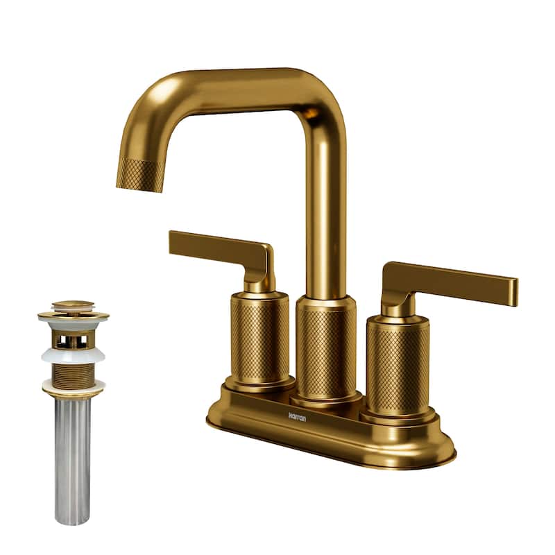 Karran USA KBF536 Gillingham 1.2 GPM Centerset Bathroom Faucet with - Gold