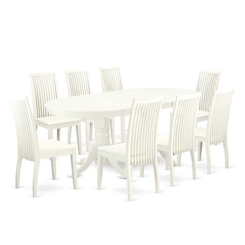 Kitchen Dining Set for 8 - 9 Piece Table & Chair Set - Lakeside Living Design