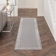 preview thumbnail 18 of 63, Nourison Essentials Indoor/Outdoor Solid Area Rug 6' Runner - Grey/Ivory
