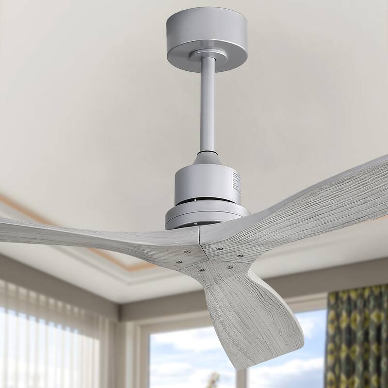 Wood Blade Ceiling Fans Without Lights, Reversible Blade Ceiling Fan