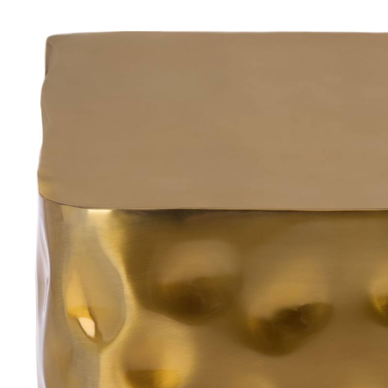 SAFAVIEH Couture Janalee Steel Square Coffee Table - 30"W x 30"D x 15"H