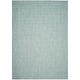 preview thumbnail 115 of 138, SAFAVIEH Courtyard Judi Indoor/ Outdoor Patio Backyard Rug 6'7" x 9'6" - Light Blue/Light Grey
