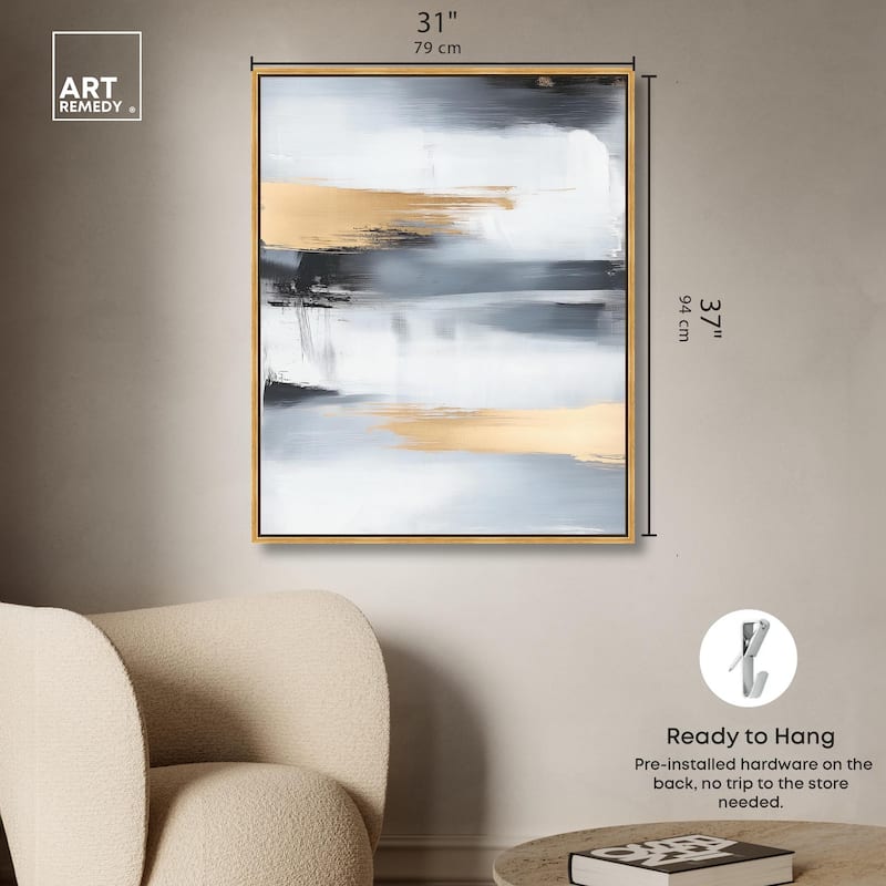 Visual Gold Vortex II Canvas by Art Remedy