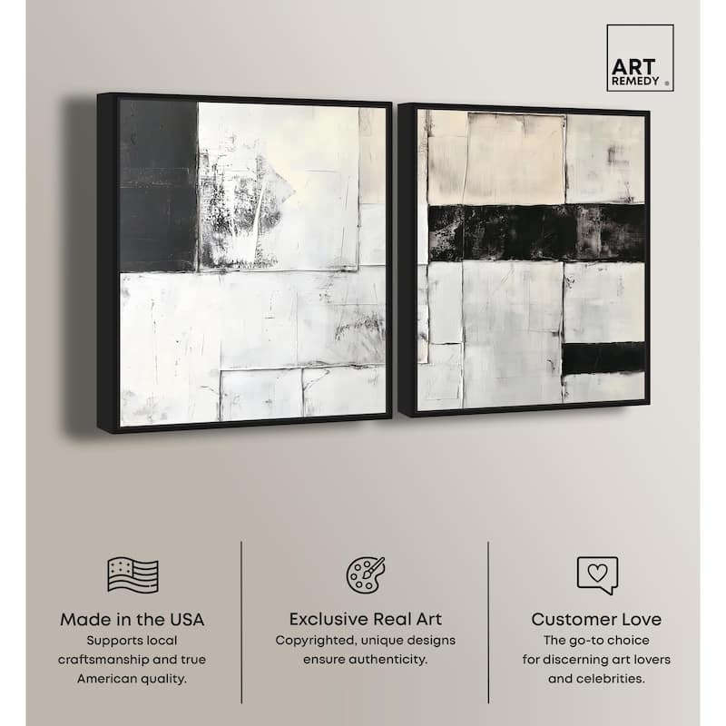 Midnight Canvas Set of 2 by Art Remedy