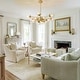 preview thumbnail 2 of 14, Glam 2-Tier Clear Ribbed Glass Bubble Sputnik Chandelier 35.4in