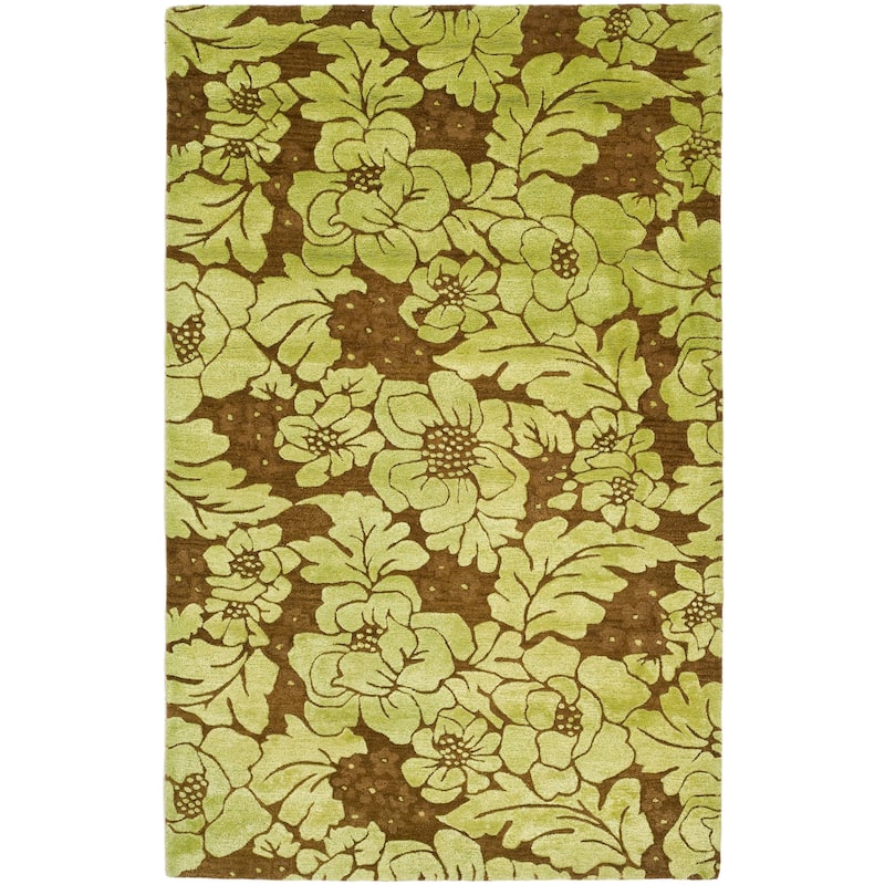SAFAVIEH Handmade Soho Tyyne Garden N.Z. Wool Rug