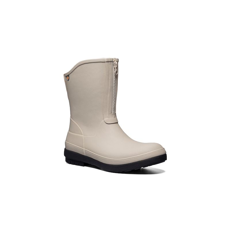 Bogs Women's Amanda II Mid Zip Rain Boot - Sandstone - 6