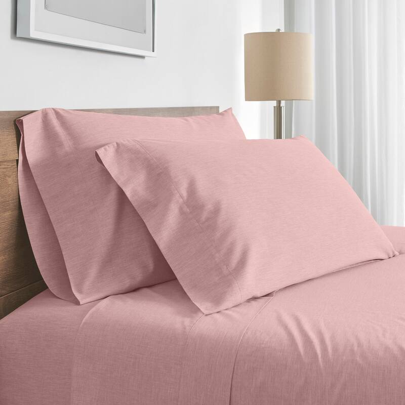 Modern Living Solid Bed Sheet Set or Pillow Cases