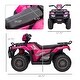 preview thumbnail 14 of 12, 12V Kids Electric ATV Ride-On Quad with USB & AUX Port, LED Headlights, Wear-Resistant Wheels, for Ages 3-6, 4-Wheeler Toy Car