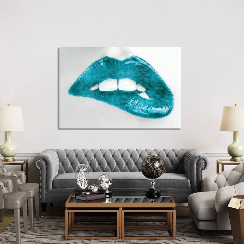 iCanvas "Luscious Teal" by Sarah McGuire Canvas Print