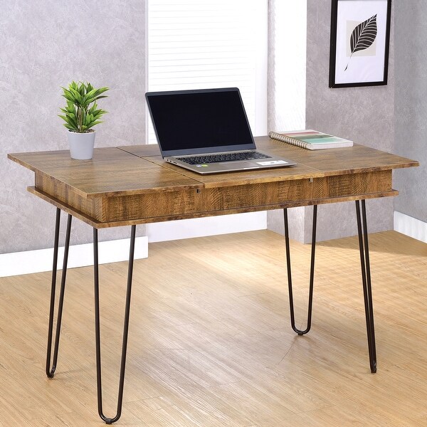 Computer desk top power outlet