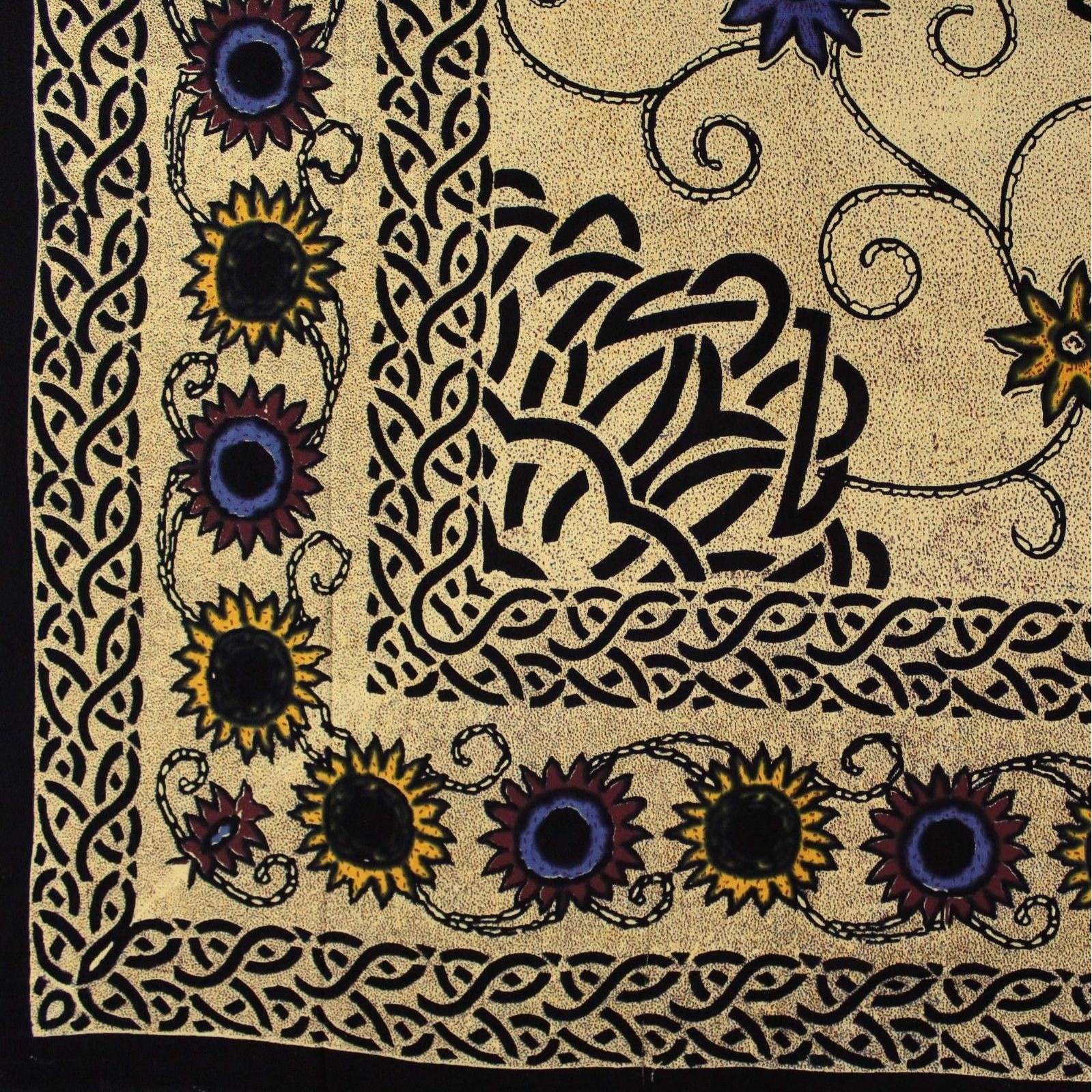 Shop Cotton Celtic Knots Tapestry Wall Hanging Sunflower Mandala