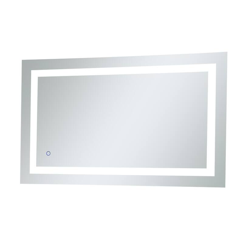 Silver Orchid Gael Silver Hardwired LED Mirror