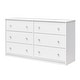 preview thumbnail 26 of 26, Ameriwood Home Ellery 6 Drawer Wide Dresser