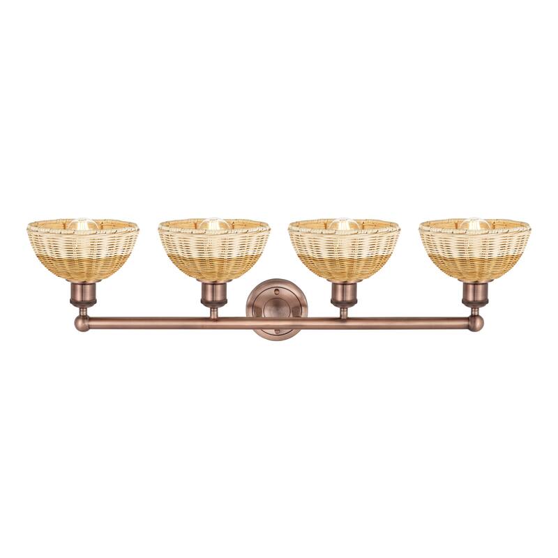 Innovations Lighting Endless Possibilities Edison - Bristol Natural II - 4 Light 35" Bath Vanity Light