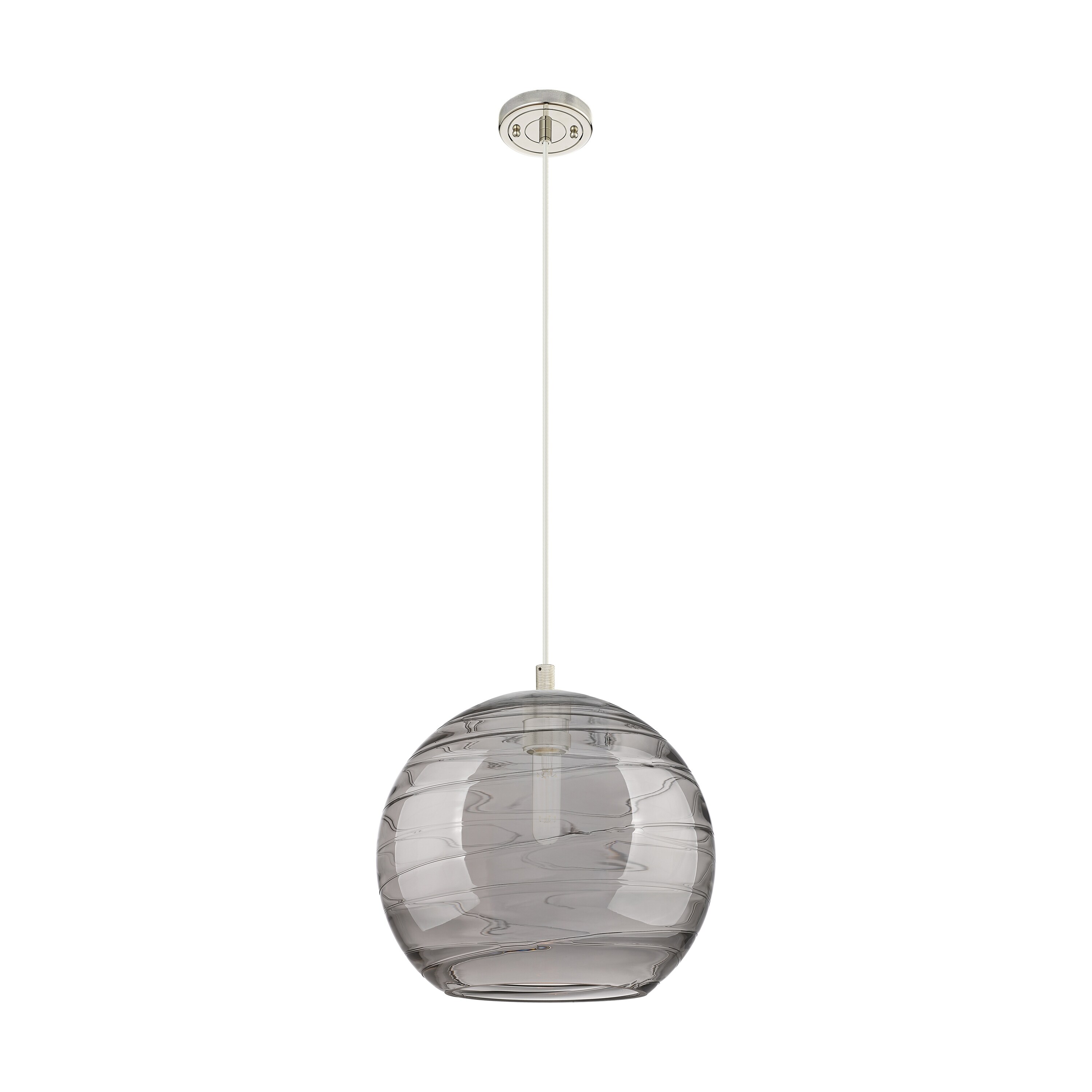 Innovations Lighting Downtown Urban - Crown Point - 1 Light 12" Athens Deco Swirl Cord Hung Pendant