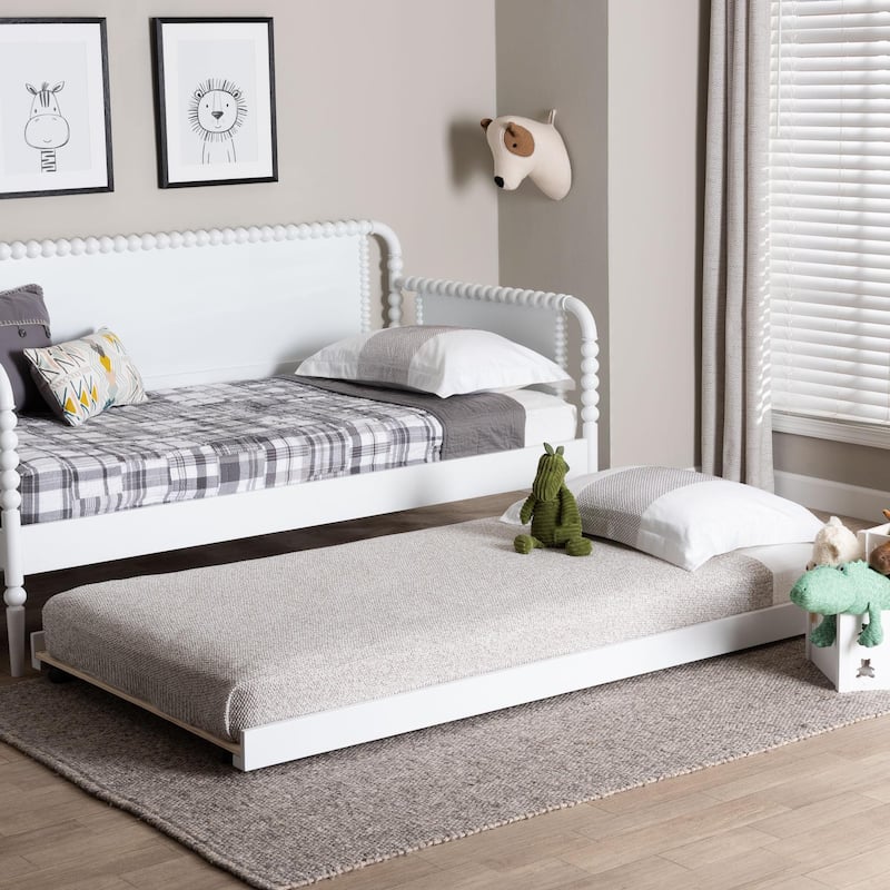 Lucera Trundle - Underbed Low-Profile Rolling Base for Daybeds and Guest Rooms