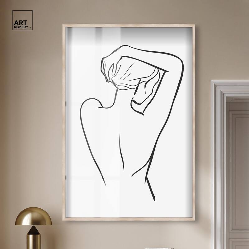 Woman in Contour Shadowbox by Art Remedy