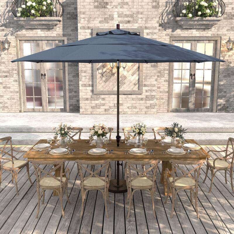 North Bend 11-foot Crank Open Bronze Umbrella by Havenside Home