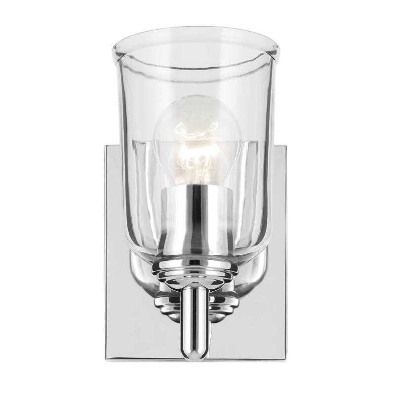 Kichler Lighting Shailene 1-Light Wall Sconce Light with Clear Glass