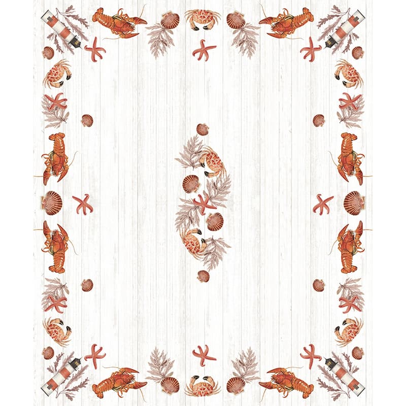 Seafood Shack Tablecloth 70 x 84 - 70X84