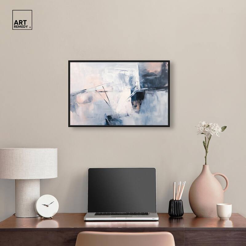Blue Rapture I Canvas by Art Remedy