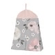 preview thumbnail 5 of 4, Grey Watercolor Floral Girl 4pc Nursery Crib Bedding Set - Blush Pink Gray White Shabby Chic Rose Flower Polka Dot Farmhouse