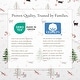 preview thumbnail 27 of 37, Linery & Co. Turkish Cotton Double-Brushed Christmas Flannel Bed Sheet Set