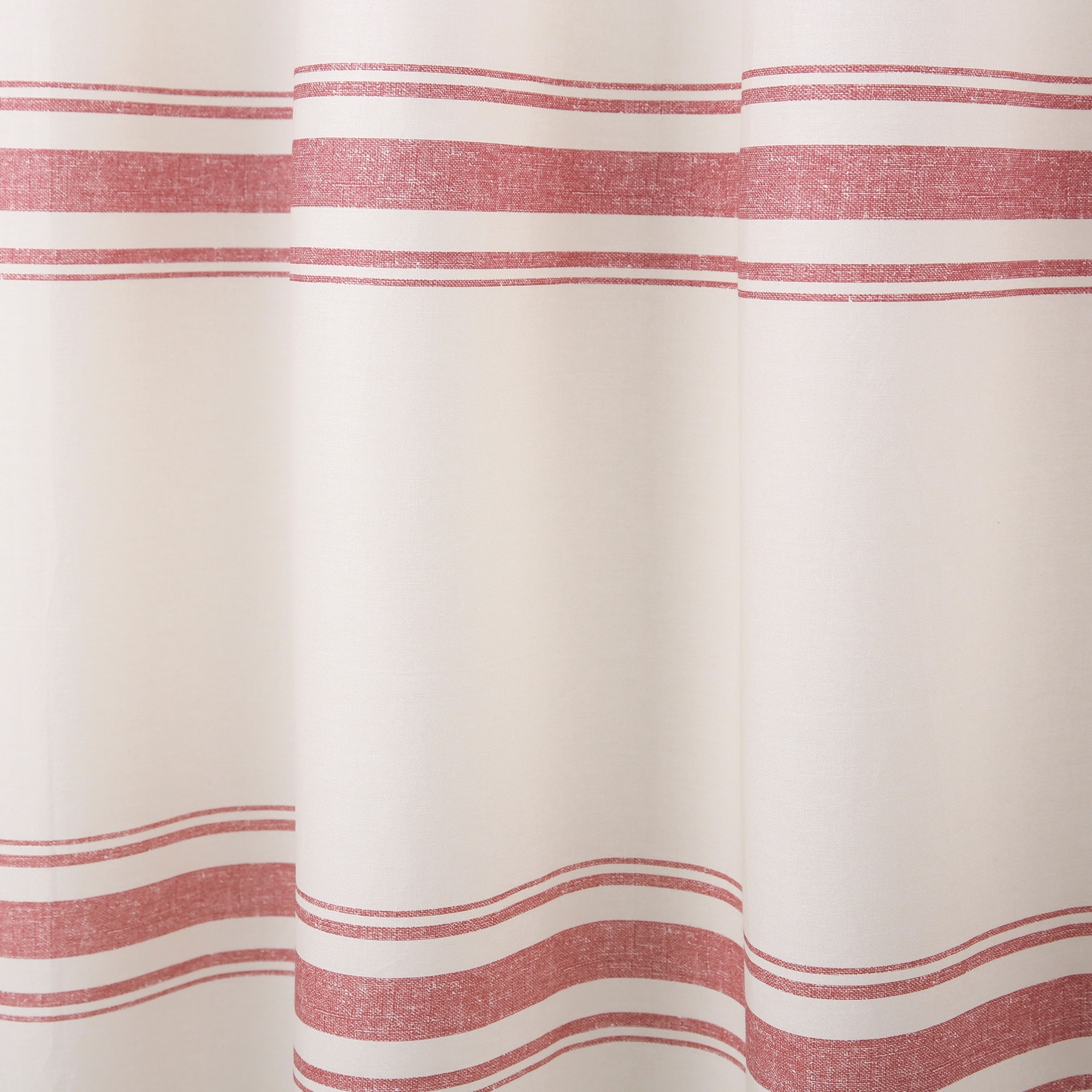 Farmhouse Stripe Shower Curtain by Lush Decor Rustic Bathroom Decor-image