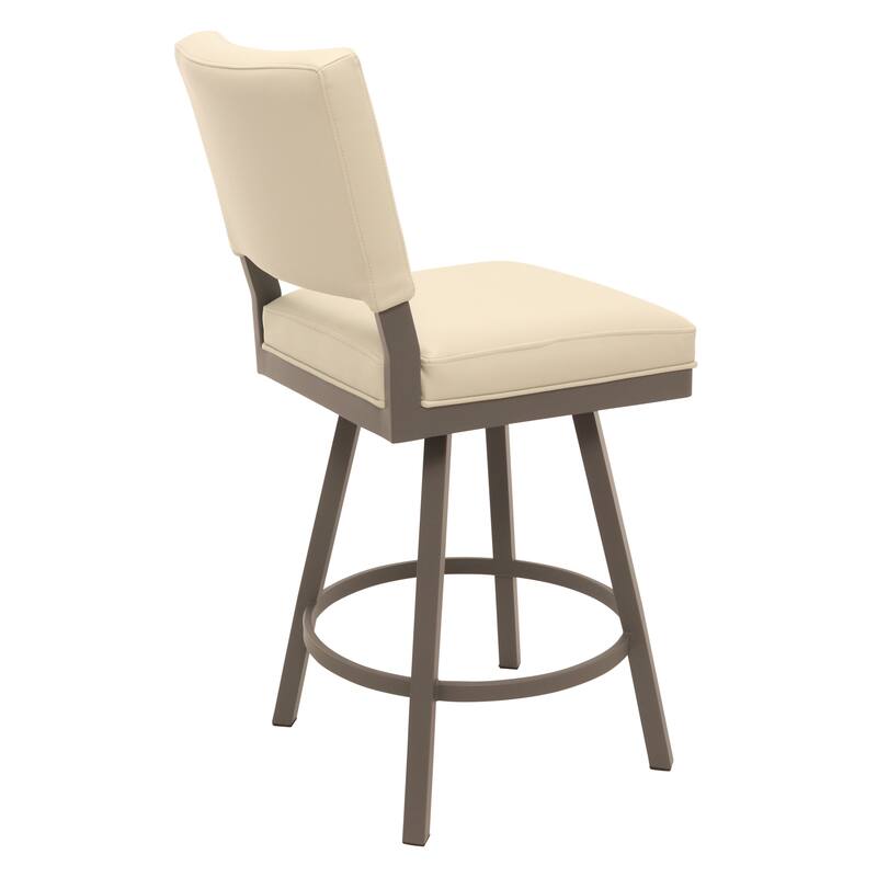Tempo Furniture Emerson Swivel 26" Counterstool w/ Fully Welded Metal Frame (Commercial Grade) by Furnish Theory (Var. Colors)