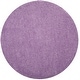 preview thumbnail 50 of 202, SAFAVIEH Laguna Shag Verdiana Solid Color 2-inch Thick Rug. 5'3" Round - Lilac