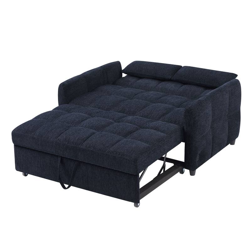 Pull-out Tufted Sofa Bed