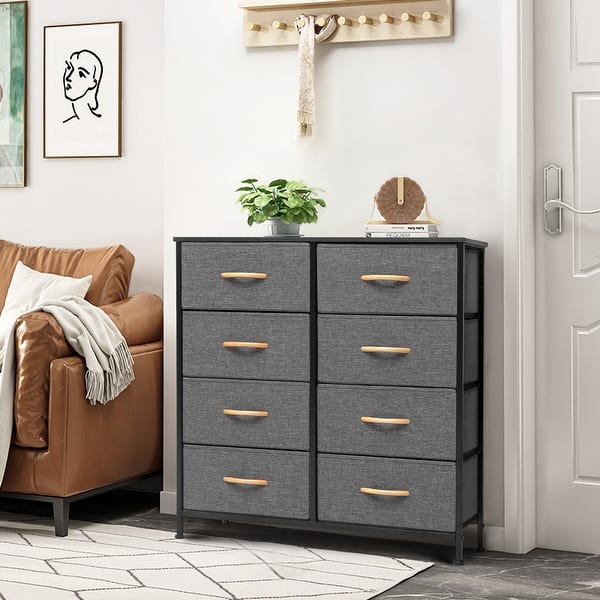 slide 2 of 25, 8 Drawers Vertical Dresser Storage Tower Organizer Unit for Bedroom