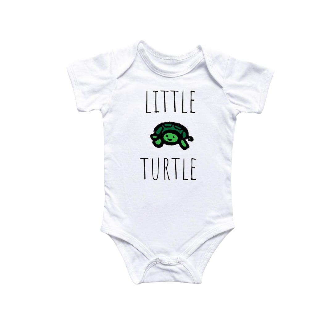 Sea Turtle - Baby Boy Girl Clothes Infant Bodysuit Funny Cute Newborn 2