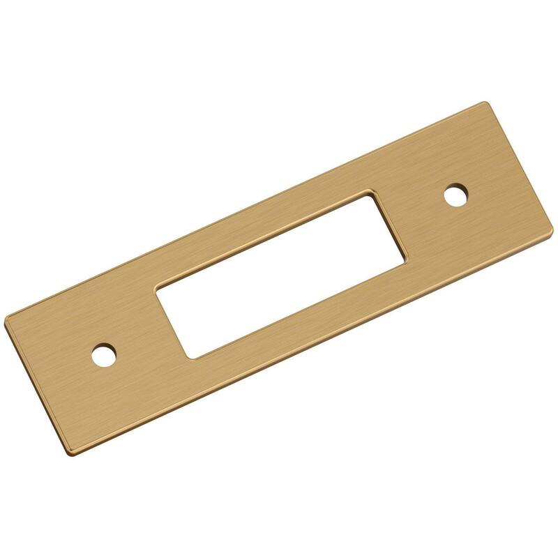 Amerock BP37781 Medora 4-1/8" Backplate for 3" Center to Center - Champagne Bronze