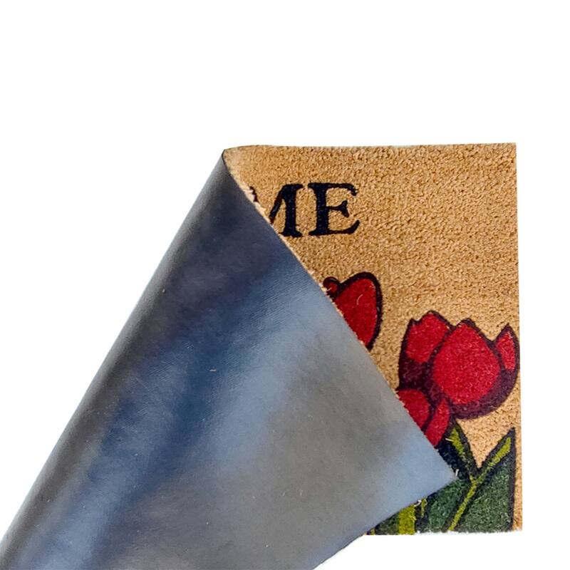 PVC Tufted Mat Bleach Printed 18 inch x 30 inch - 18"x30"