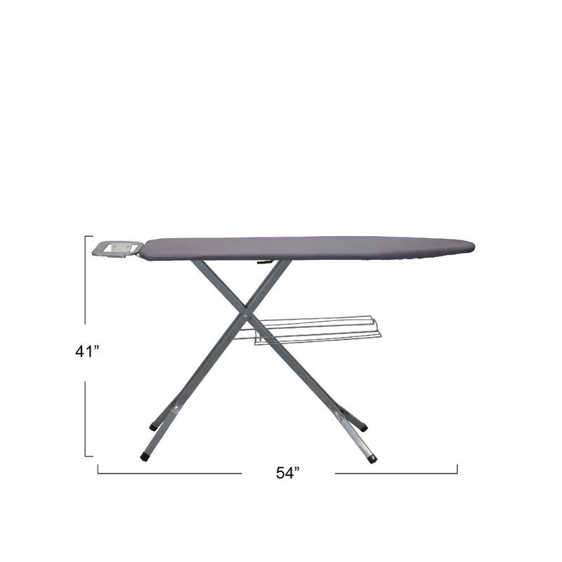 Household Essentials Ironing Board with Mesh Steel Top - 54.0"L x 14.0"W x 41.0"H
