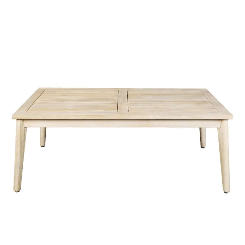 Modern Outdoor Acacia Wood Coffee Table