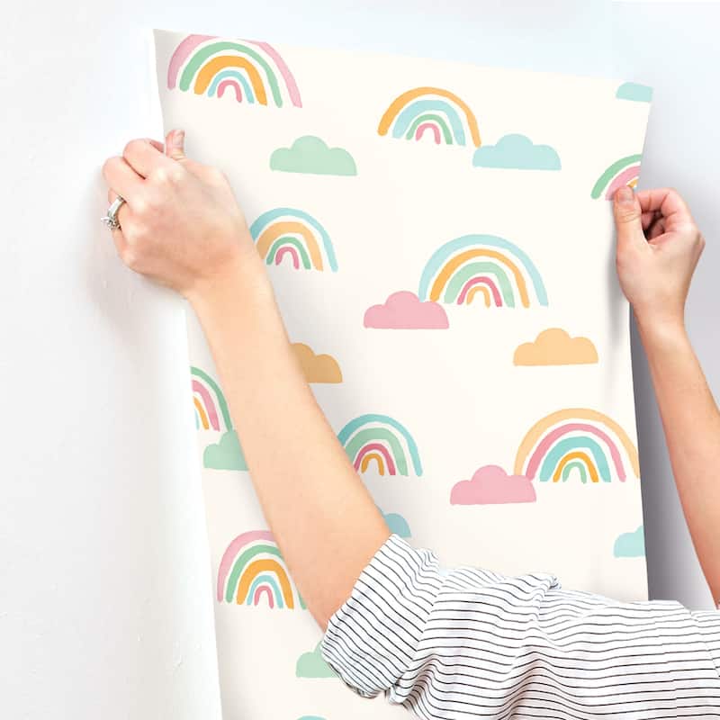 Advantage Over The Rainbow Multicolor Painted Skies Wallpaper