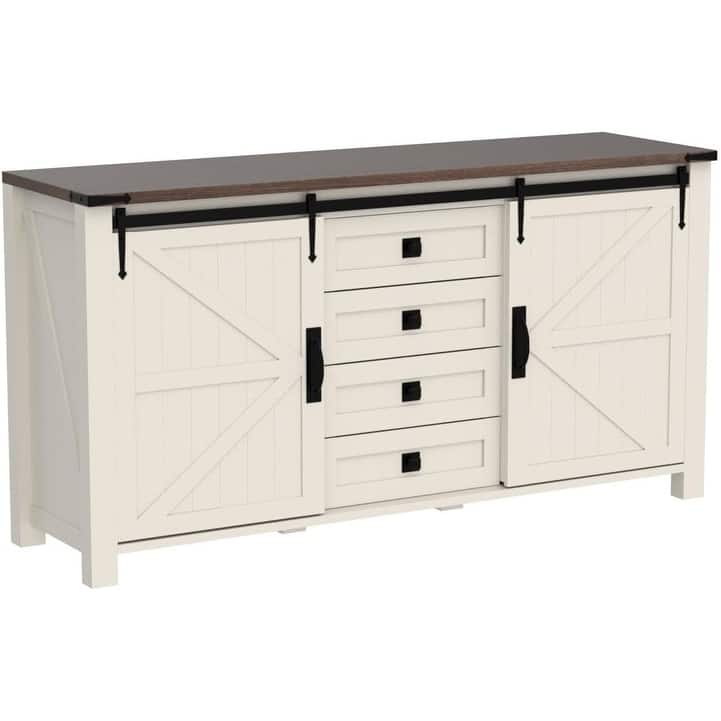 Farmhouse Dresser, Chest of Drawer, Dresser TV Stand, Storage Dresser
