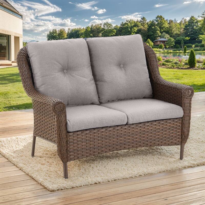 Loveseat Outdoor Patio Sofa Couch Furniture