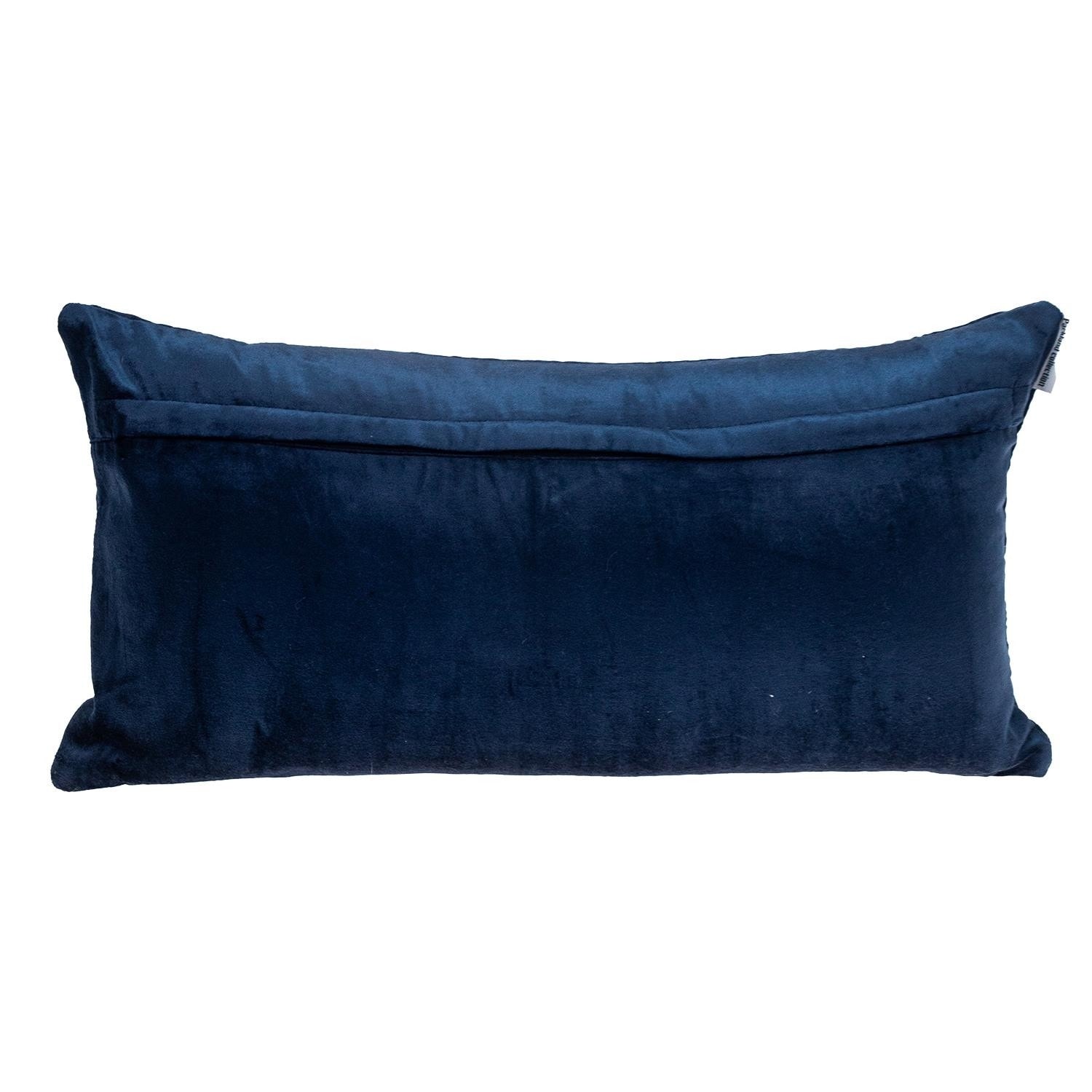 Quilted Velvet Lumbar Pillow