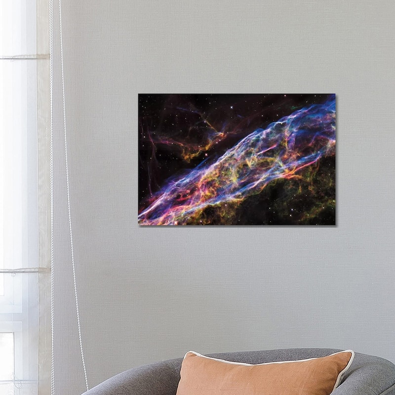 iCanvas "NGC 6960 (Witch's Broom Nebula), Veil Nebula, Cygnus Loop" by NASA Canvas Print - 18x26x1.5